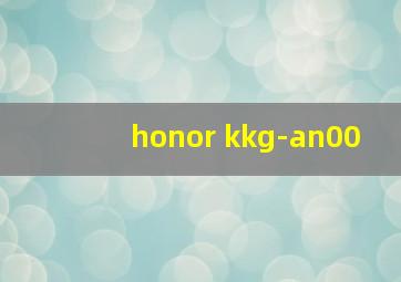 honor kkg-an00